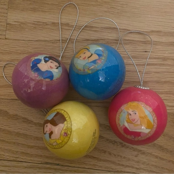 Disney Princess Ball Christmas Ornament Set Bundle Belle Snow White Cinderella - Picture 4 of 8